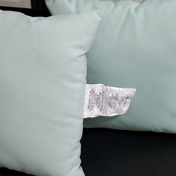 Solid Reversible Throw Pillow Set of two - Picture 4 of 4